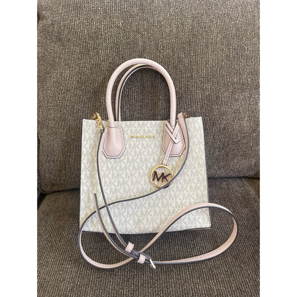 New Michael Kors Mercer Signature Logo Crossbody Bag