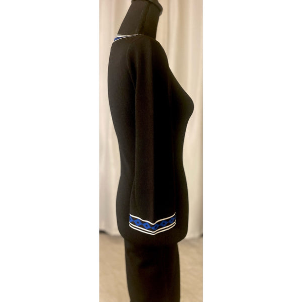 XOXO Black Bodycon Dress Semi-Bell Sleeve Size XS