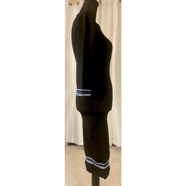 XOXO Black Bodycon Dress Semi-Bell Sleeve Size XS