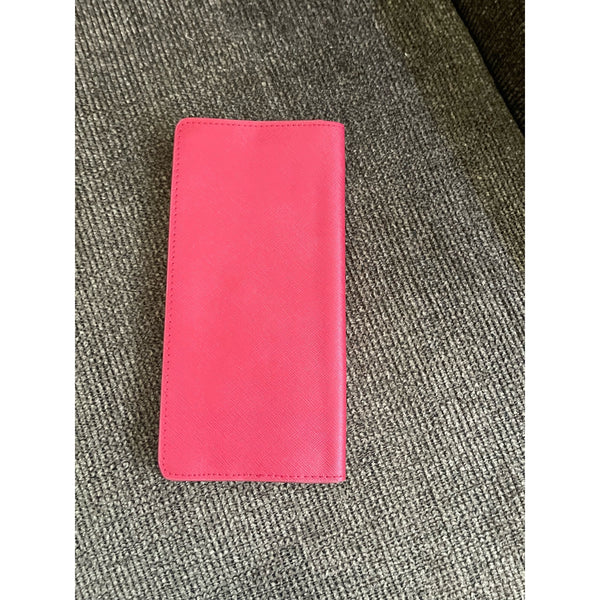 Michael Kors Red Saffiano Bill Wallet