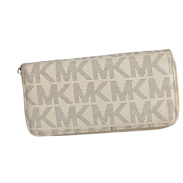 Michael Kors Jet Set Monogram Zip Around Wallet