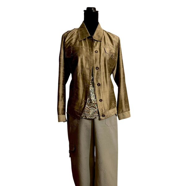Chico's Design Silk Shacket
