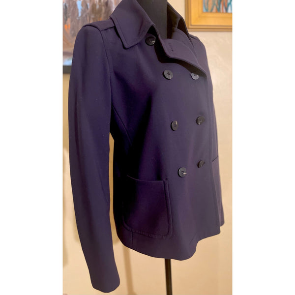 Beautiful Liz Claiborne Double Breasted Peacoat Size S Blue